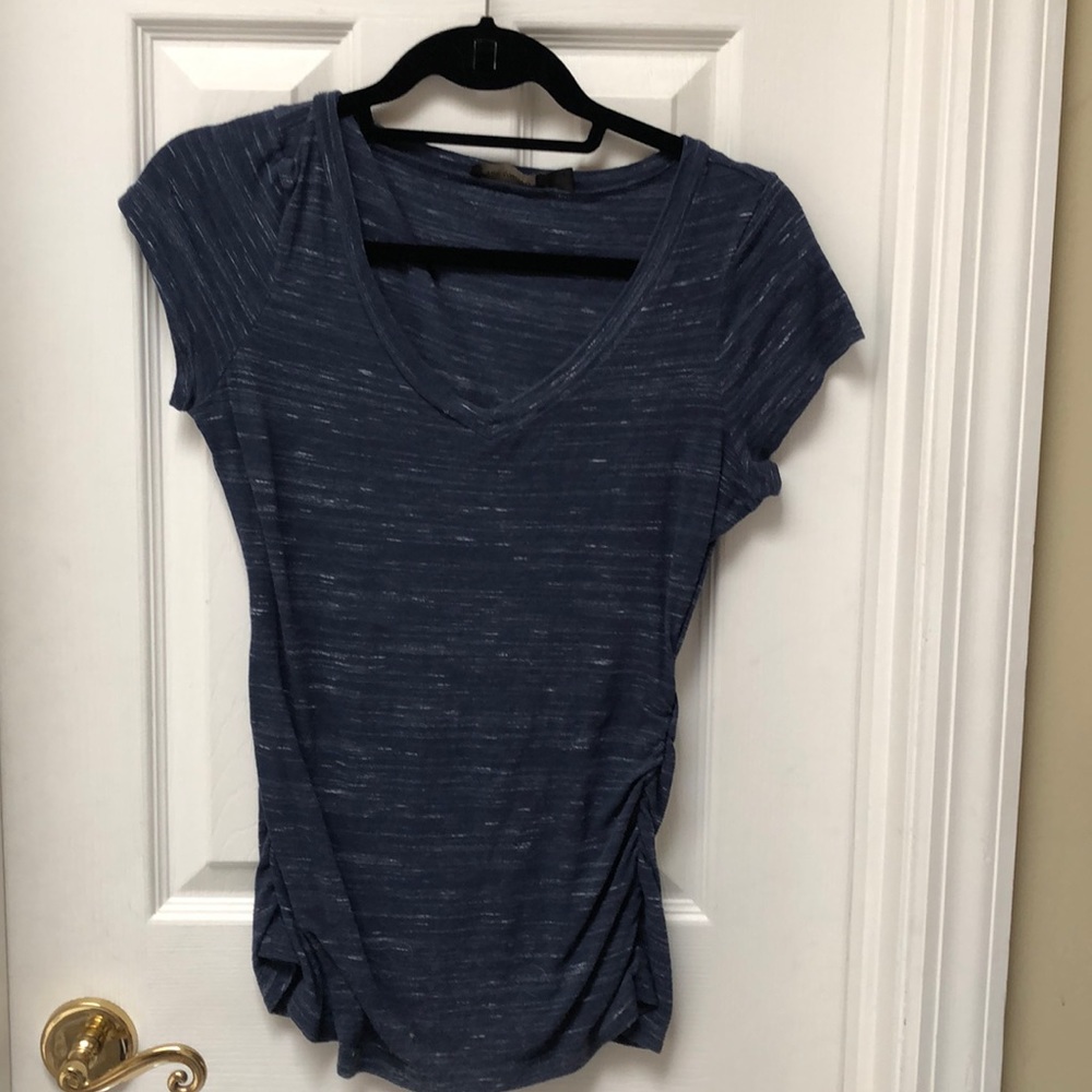 Ruched v neck top from The Limited